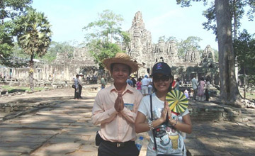 Angkor Thom temple Siem Reap Angkor Cambodia