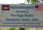 Linda & her Yoga Studio students, (Sandpoint, Idaho, USA). March 2011
